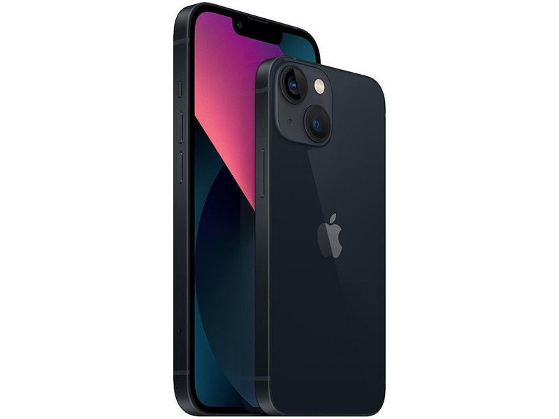 Apple iPhone 13 512GB Meia-noite Tela 6,1” 12M - iPhone 13